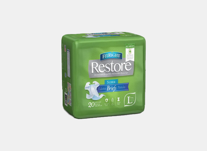 FitRight Restore Super Incontinence Briefs