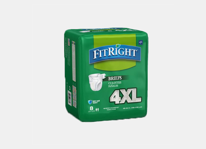 FitRight Baribrief Bariatric Adult Incontinence Briefs