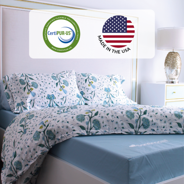 SaniSnooze mattresses are certipur-us certified and made in the U.S.A
